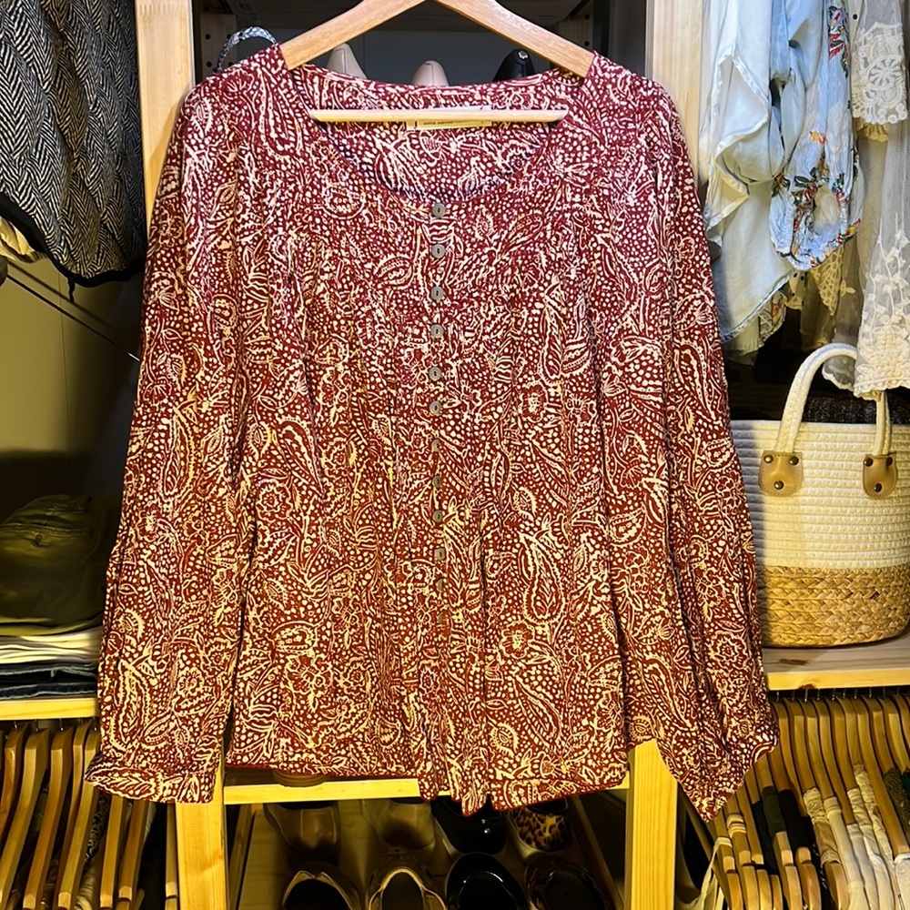 Free people bohemian top NWOT